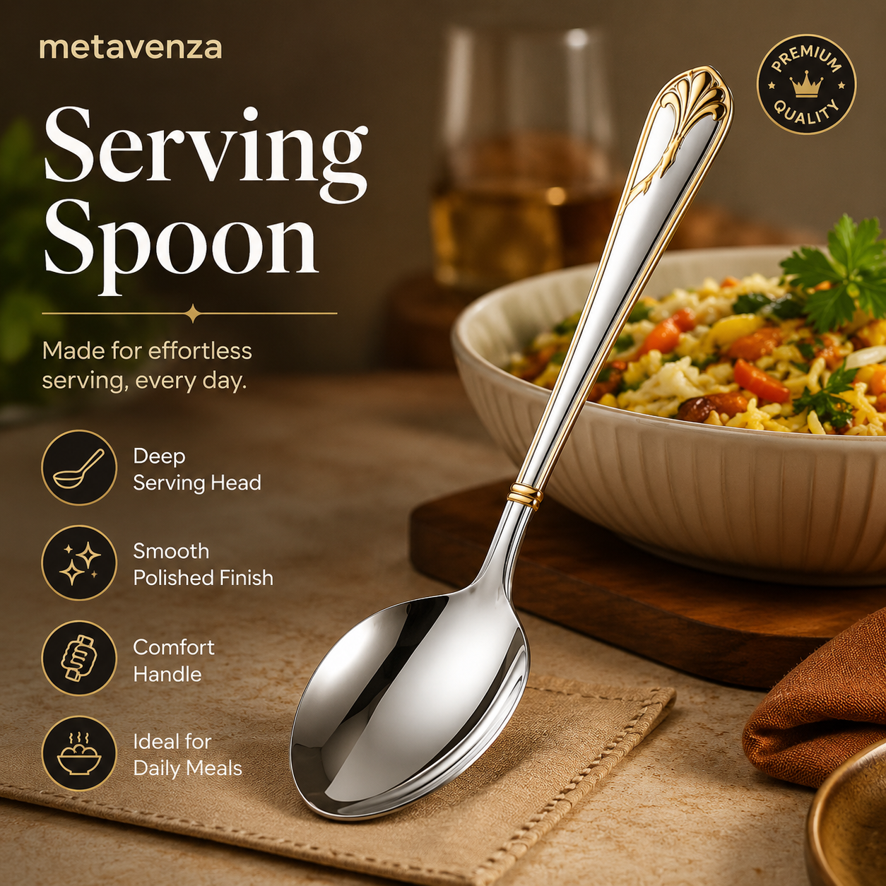 metaventrafit™ Premium Serving Spoon