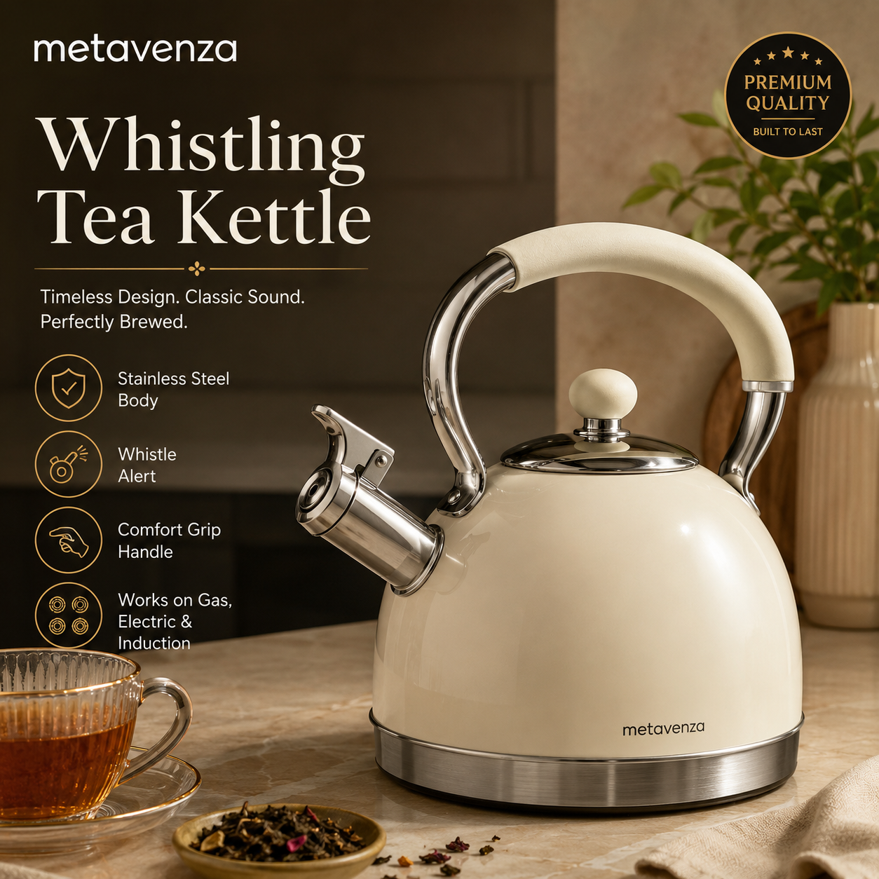 metaventrafit™ Whistling Tea Kettle